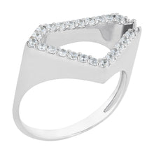 Load image into Gallery viewer, Iced Logo Ring (.925 Silver)
