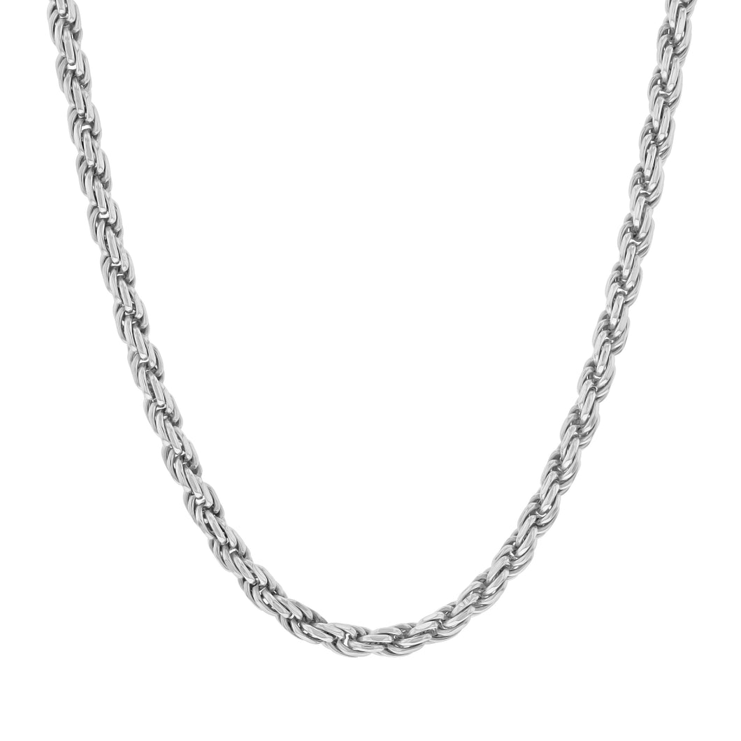 3mm Rope Chain (.925 Silver)