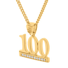 Load image into Gallery viewer, Micro 100 Pendant (14K/18K Gold &amp; Diamonds)

